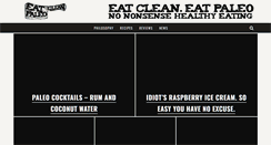 Desktop Screenshot of eatcleanpaleo.com