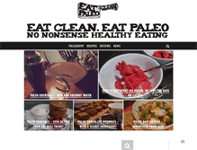 Tablet Screenshot of eatcleanpaleo.com